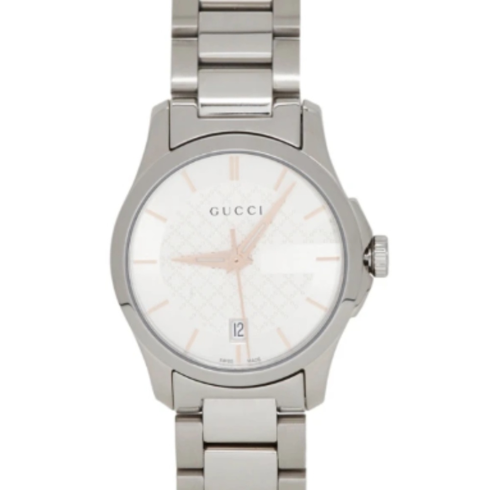 Silver Iconic Timeless Gucci Quartz Watch